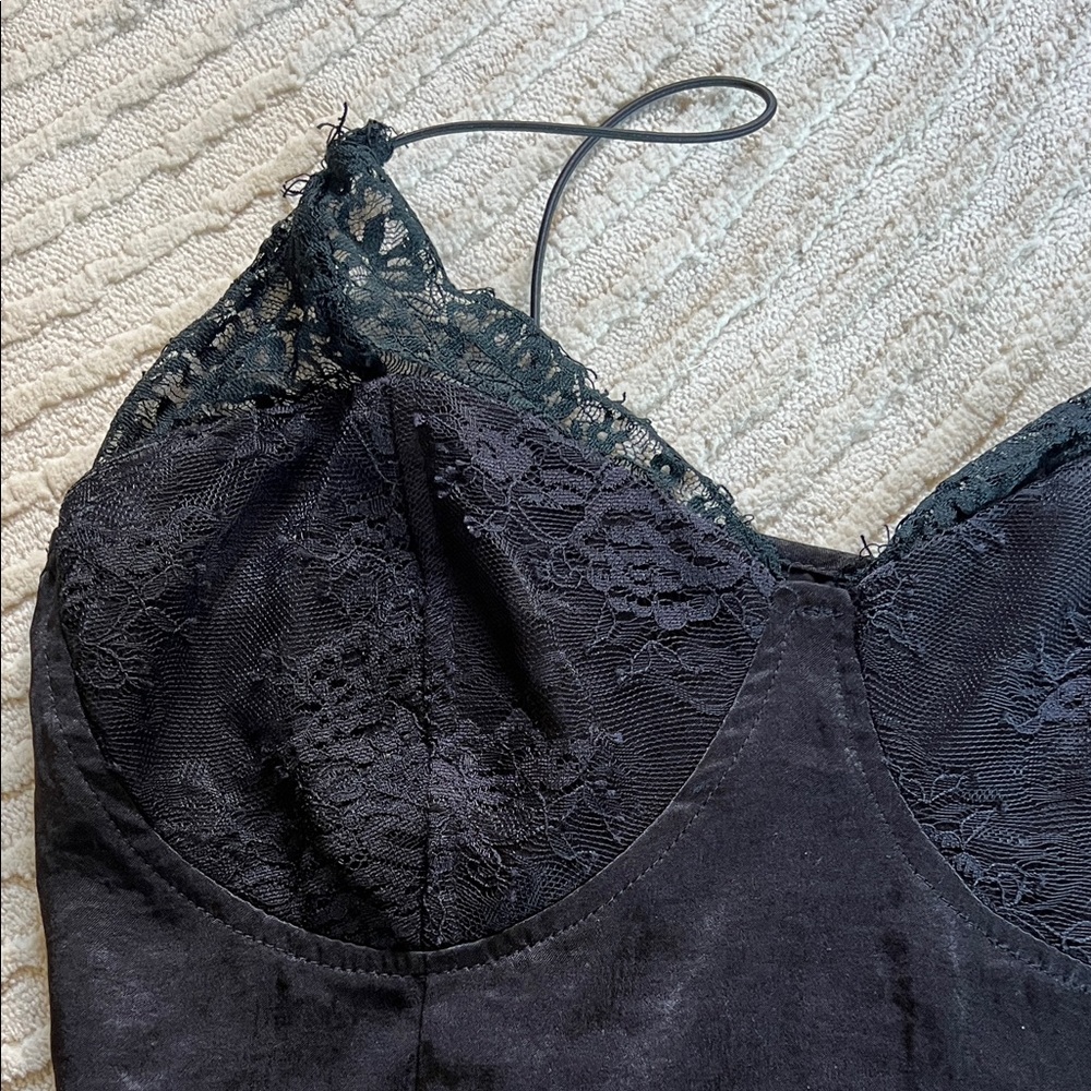 Missguided Black Lace Camisole
